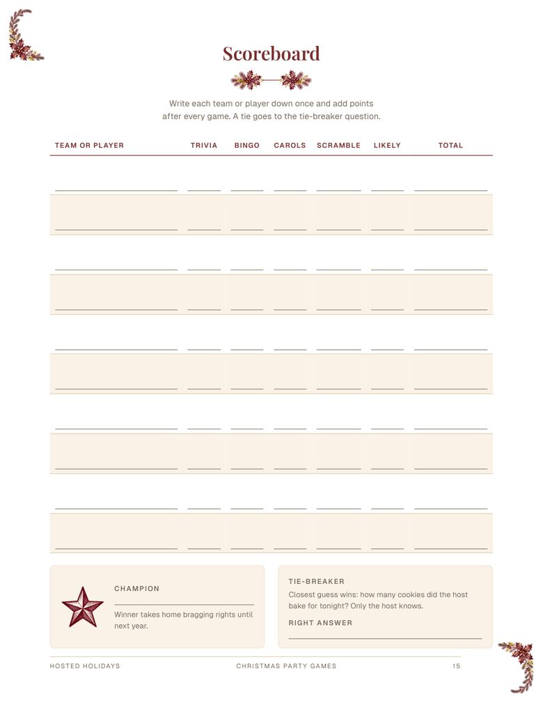 Page 15 of Christmas Party Games Bundle