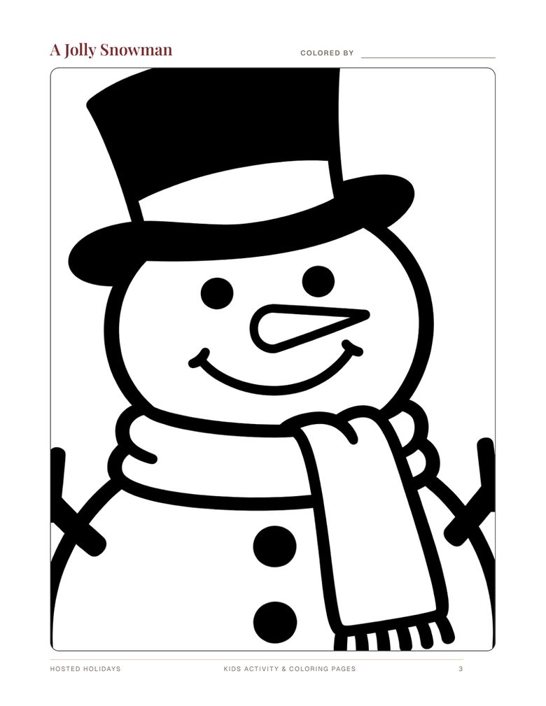 Page 3 of Kids Activity & Coloring Pages Bundle