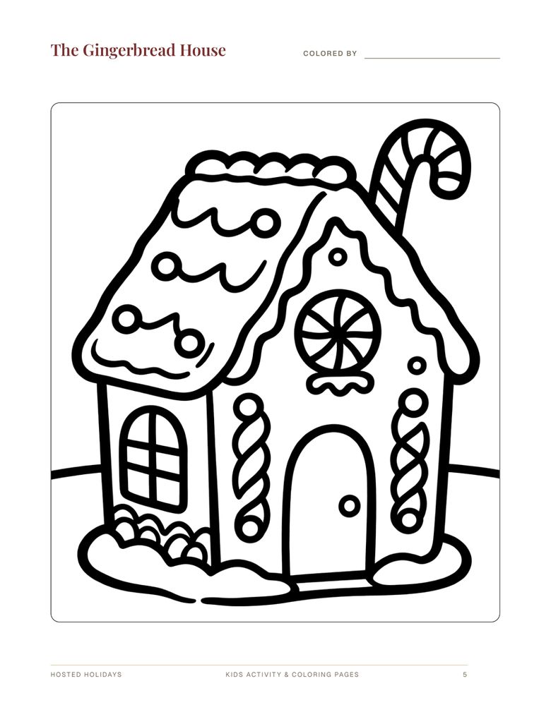 Page 5 of Kids Activity & Coloring Pages Bundle