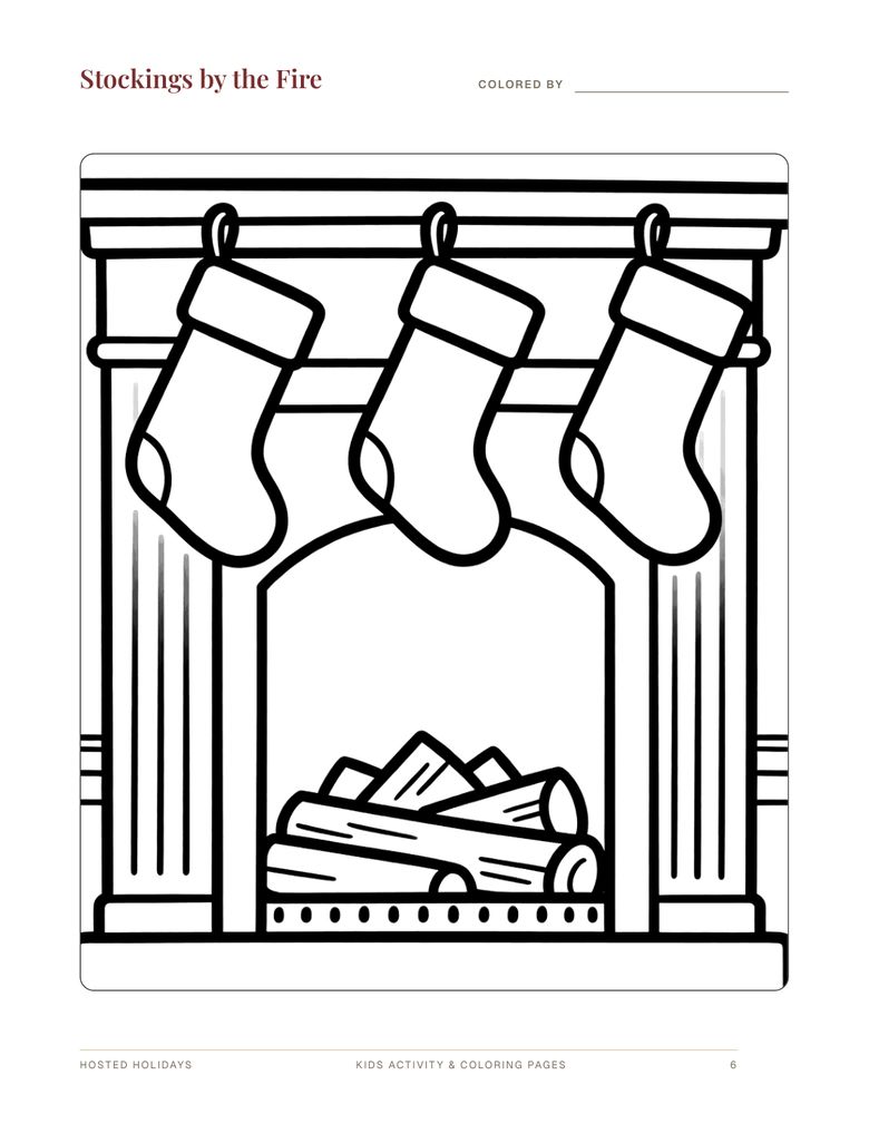 Page 6 of Kids Activity & Coloring Pages Bundle