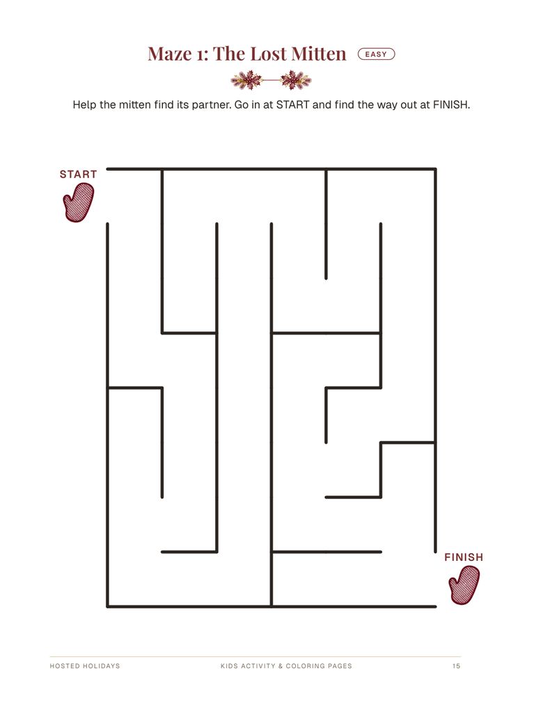 Page 15 of Kids Activity & Coloring Pages Bundle