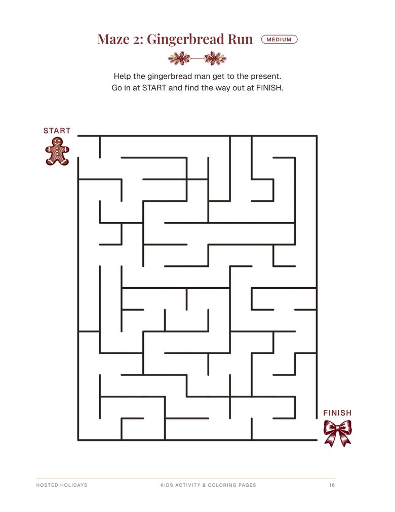 Page 16 of Kids Activity & Coloring Pages Bundle