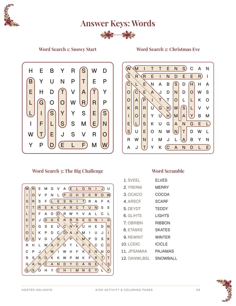 Page 29 of Kids Activity & Coloring Pages Bundle