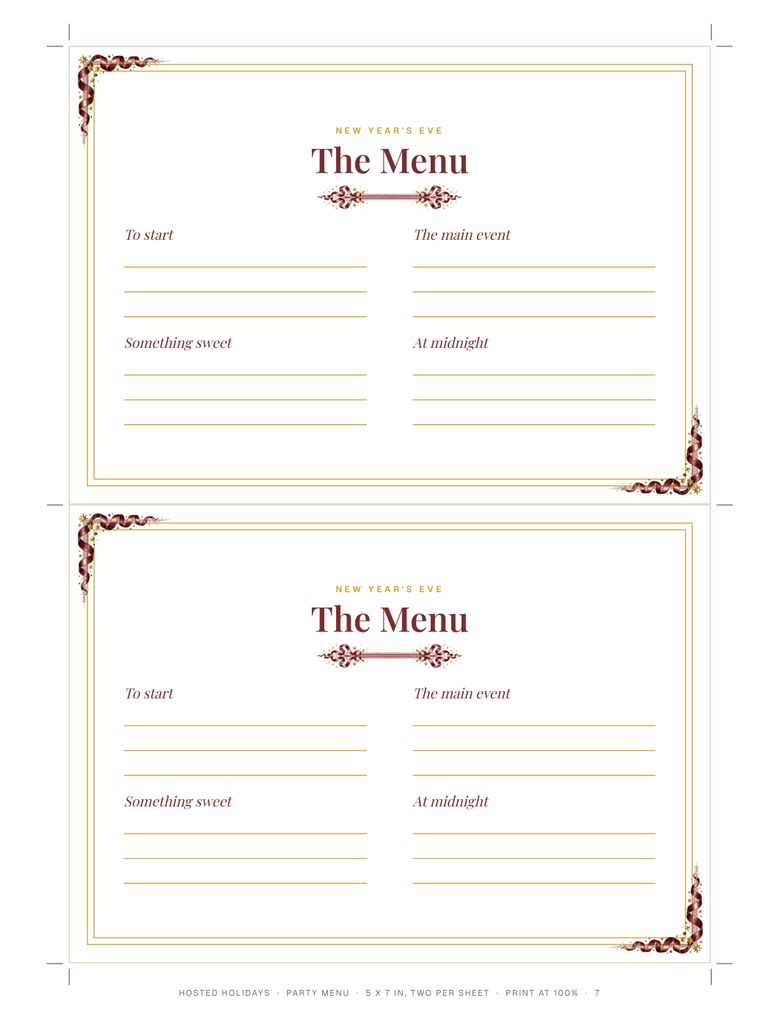 Page 7 of New Year Editable Party Invitation