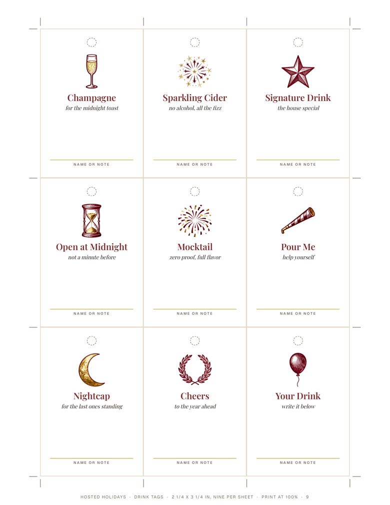 Page 9 of New Year Editable Party Invitation