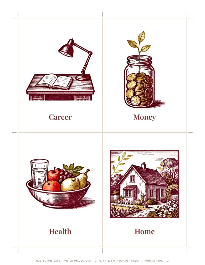 Page 3 of Vision Board Kit