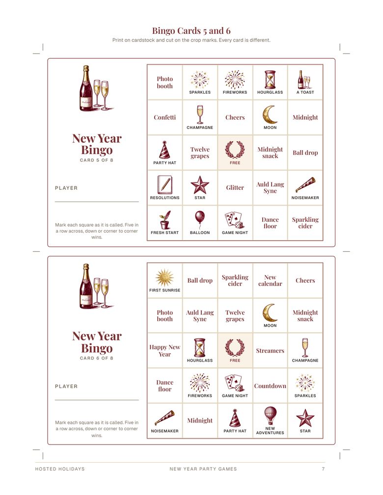 Page 7 of New Year Party Games Bundle