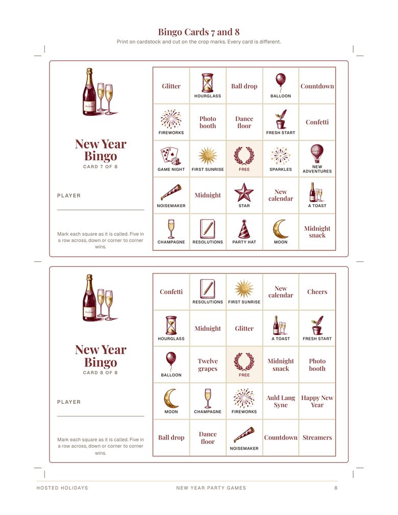 Page 8 of New Year Party Games Bundle