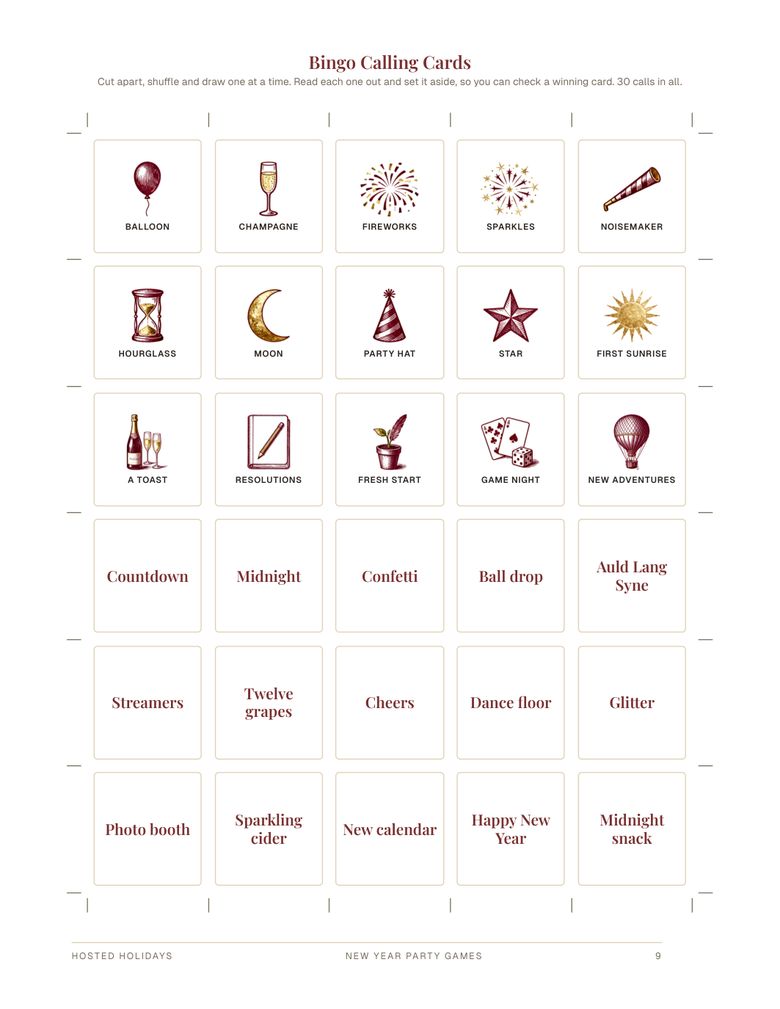 Page 9 of New Year Party Games Bundle