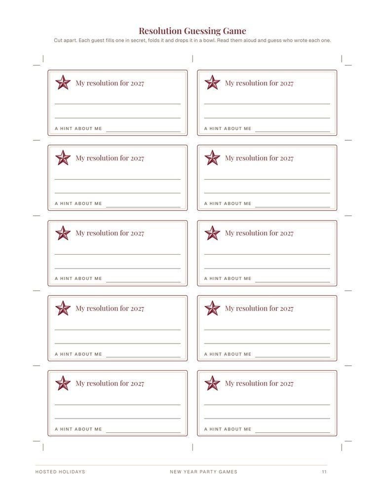 Page 11 of New Year Party Games Bundle