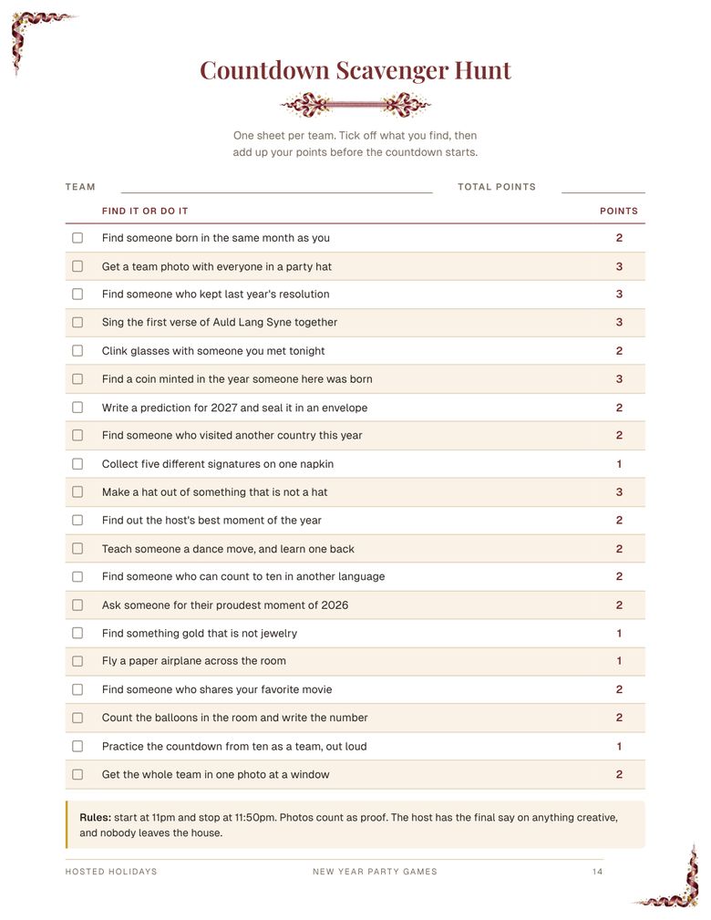Page 14 of New Year Party Games Bundle