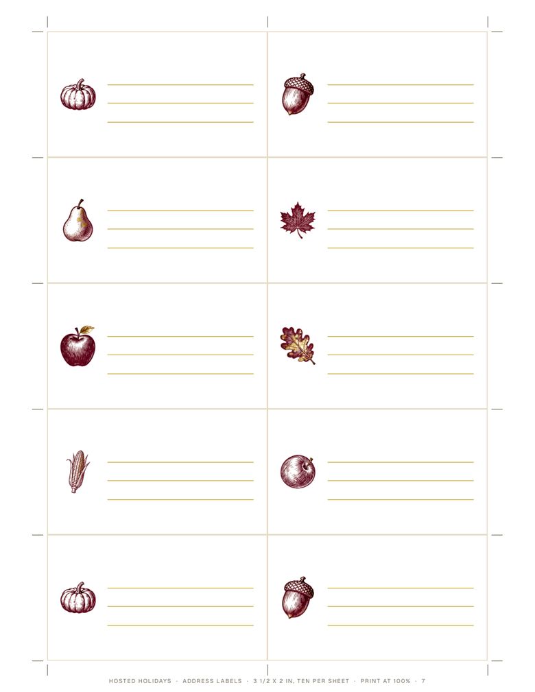 Page 7 of Thanksgiving Editable Invitation