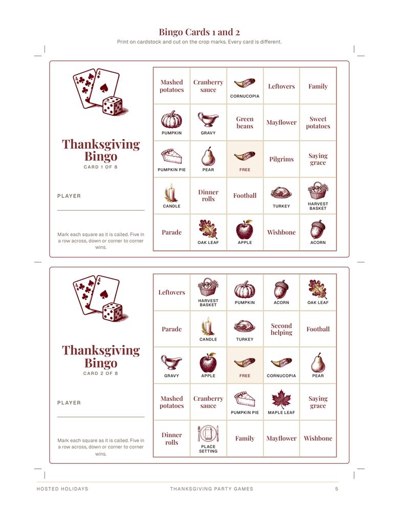 Page 5 of Thanksgiving Party Games Bundle