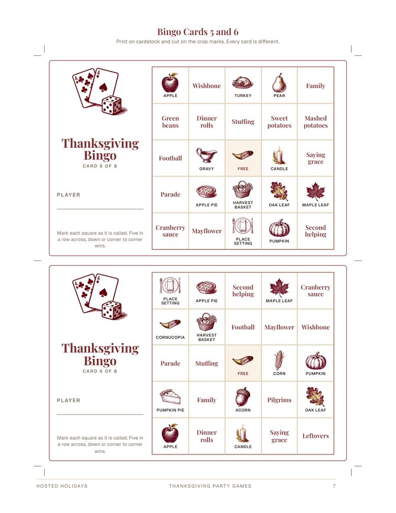 Page 7 of Thanksgiving Party Games Bundle