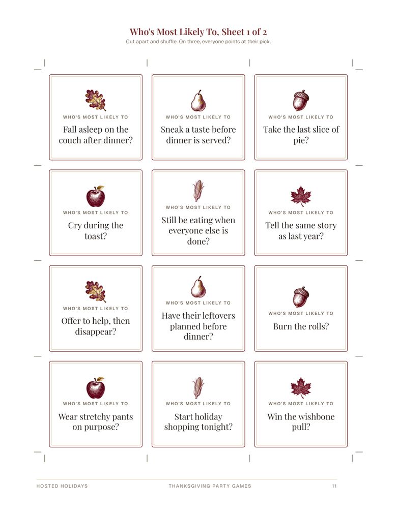 Page 11 of Thanksgiving Party Games Bundle